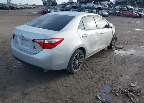 2015 Toyota Corolla L from USA, damaged, VIN 2T1BURHEXFC302198